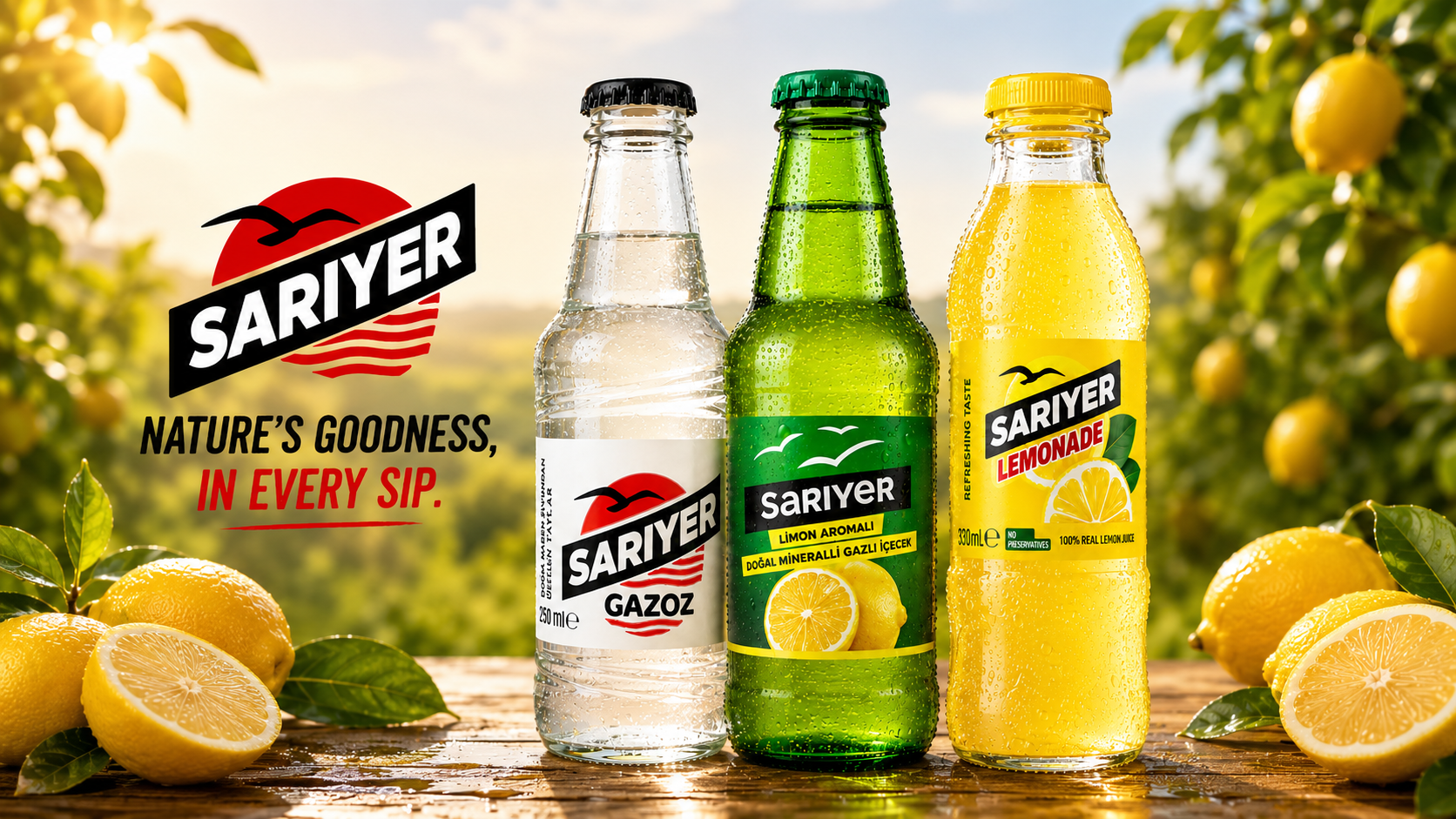 Sariyer beverages — Nature's goodness in every sip